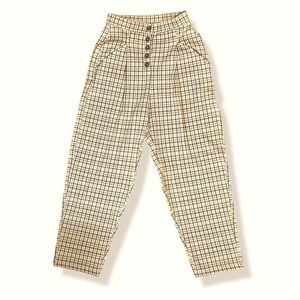 Free People Posey Plaid Pants